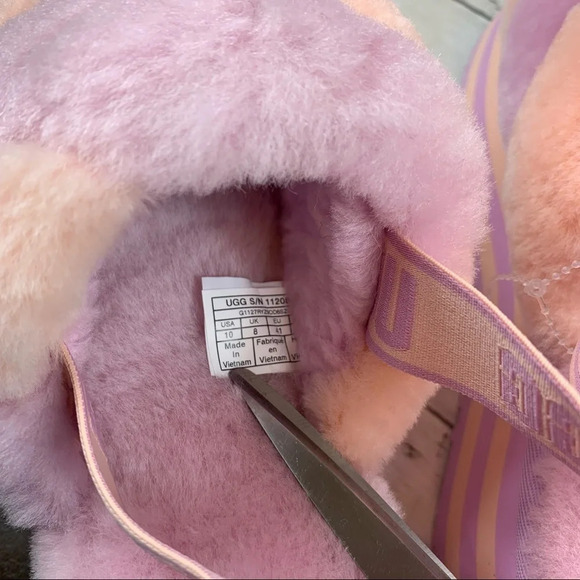 UGG Disco Slide Stripe-Primerose Pink Platform - Picture 9 of 11